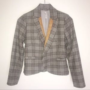 Anthropologie | Willow & Clay Plaid Riding Blazer